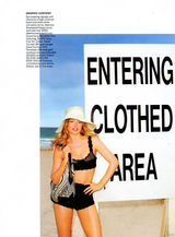 高清组图：荷兰名模杜晨-科洛斯杂志写真秀美体