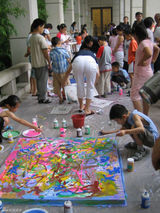 组图：2013中华世纪坛艺术大家营活动体验现场