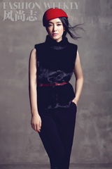 组图：秦岚登《风尚志》封面 气质冷艳魅惑夺目