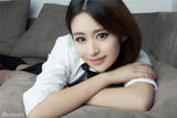 组图：颖儿清纯制服写真 校园风格阳光清澈