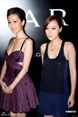 幻灯图：谢婷婷真空秀性感 称张柏芝状态良好