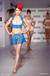 组图：林莉首度内衣秀 突破性感底线