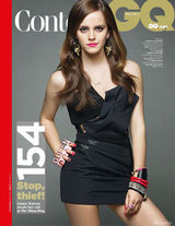 组图：沃特森GQ大片性感蜕变 乳沟蛮腰诱人