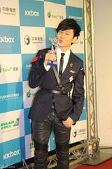 组图：KKBOX风云榜 萧敬腾称收恐吓信影响心情