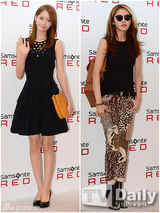 组图：少时允儿出席活动黑裙淑女 宋仲基将入伍