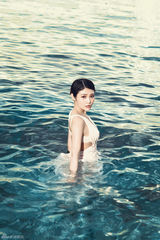 组图：徐冬冬泰国海边人鱼写真大片