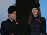 凯特王妃玫红胸针别致 寒风中撩发优雅风情(图)