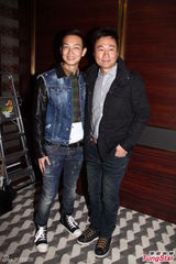 组图：黎耀祥微笑否认摆阵克林峰说