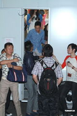 组图：《大追捕》香港探班 张家辉自曝为戏减肥