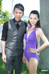 组图：TVB新剧《法网狙击》陈炜泳装色诱郭政鸿