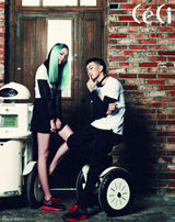 高清组图：韩歌手朴宰范杂志大片动感帅气十足