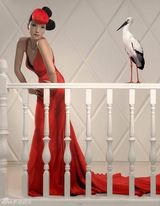 幻灯图：曹曦文化身圣诞精灵 平安夜送开心祝福