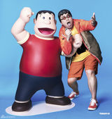 组图：何韵诗余文乐等COSPLAY《多啦A梦》动画