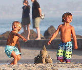 组图：布兰妮父母携外孙嬉戏 离异后再聚首相处愉快