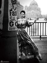 组图：伊能静登《芭莎》拍摄美感时尚片