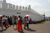 组图：曼谷参观大皇宫游客如织