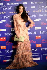 组图：群星亮相BAZAAR明星慈善夜红毯星光熠熠