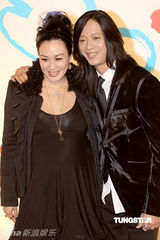 幻灯图集：王菲再现招牌烟熏妆 刘嘉玲黄色唐装雷人