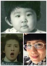 组图：盘点明星不堪回首童年照 阿Sa(蔡卓妍)全裸