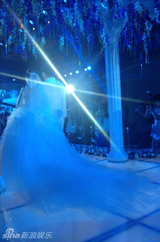 组图：李小璐贾乃亮婚礼甜蜜亲吻 新人宣誓