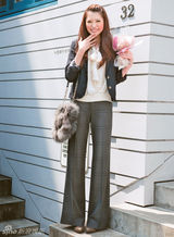 组图：日本模特宫田聪子示范89款秋季服饰搭配