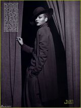 高清组图：碧昂斯性感男装登男版时尚杂志封面