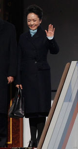 组图：彭丽媛出访频换装 时尚造型华美典雅