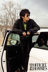 高清图：窦骁拍《时装》大片 做冬日里温暖男人