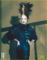 组图：杰西卡-查斯坦最新写真 变身复古妖艳女郎