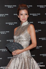 组图：林志玲长裙亮相否认整容 胡兵做电影监制