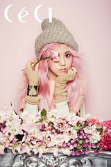 高清组图：4minute许嘉允拍写真 粉妆如洋娃娃