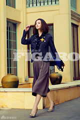 组图：张歆艺街拍潮范十足 引领2012春夏时尚