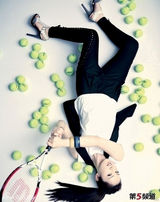 幻灯图：董璇新杂志大片舍弃甜美造型大走中性风