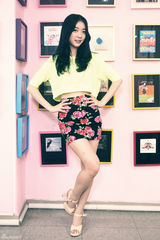 组图：韩团Dal shabet分享美腿秘诀 想当长寿团