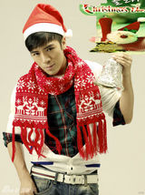 组图：黄智博变身小王子 圣诞写真点燃冬日暖意