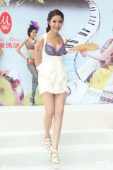 高清组图：“内衣女王”杨谨华亮相 回应新欢传闻