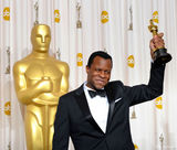 高清图：奥斯卡后台 弗瑞-弗莱彻左拥美女右抱帅哥