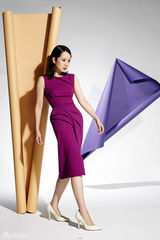 组图：海清挑战油头造型大玩色块碰撞