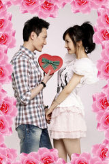 组图：冯绍峰杨幂情人节温馨拍“将爱”写真 