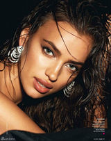 组图：C罗女友伊莉娜性感登《GQ》封面