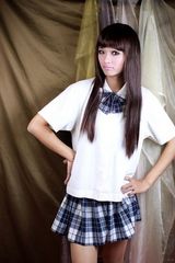 组图：台湾伪娘模特想成女人 写真娇媚如花绽放