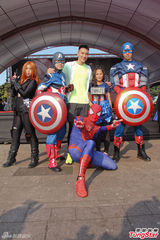 组图：王阳明代言活动出演外星人自曝想当英雄