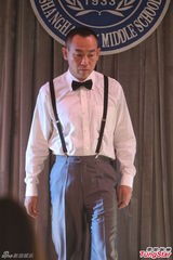 组图：林保怡新片秀踢踏舞技 穿背带裤绅士范儿