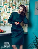 组图：超模米兰达-可儿登封面诠释复古名媛风范