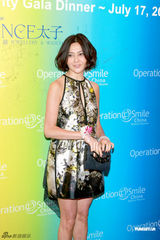 高清图：关之琳盛装出席慈善晚宴 拒谈与陈泰铭恋情