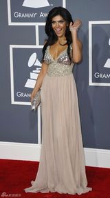 组图：格莱美红毯群星纷纷亮相星光熠熠