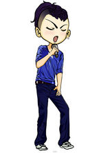 组图：好声音张玮Q版潮人造型逗趣喜人