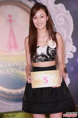 组图：20位候选港姐首晤传媒 佳丽现场展风姿