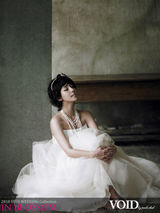 组图：柳真简美妍等拍婚纱写真 诠释6种幸福表情