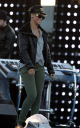 幻灯图集：蕾哈娜亮相迈阿密海岸 为演唱会积极准备